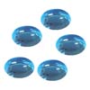 Originated from the mines in Brasil Mixed ShapesA Grade Swiss Blue Topaz Cabochon Lot